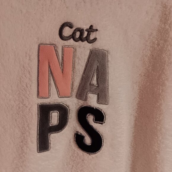 Secret Treasures Women's Cat Nap Pajama Top Size Large Long Sleeve - Picture 5 of 7